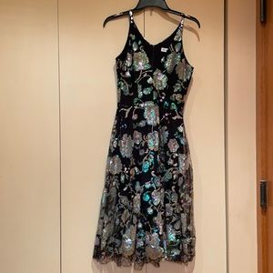 Size small sequined party-dress